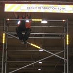 Installing car park signage