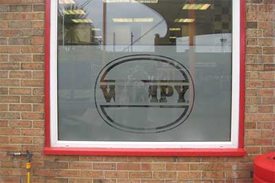 Window Graphic design, manufacturing and installation